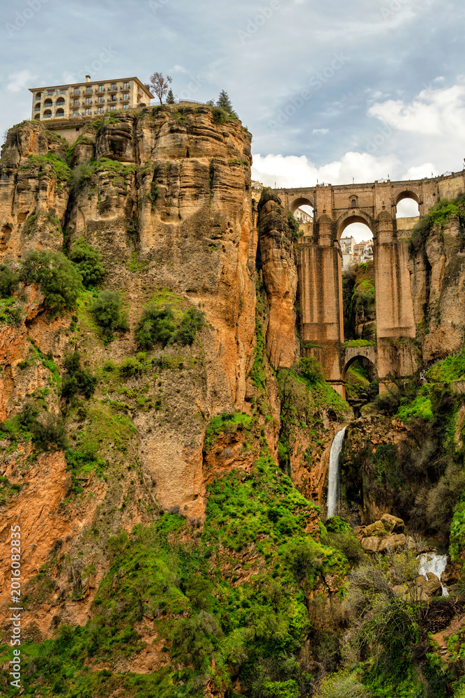 Fototapeta premium Ronda, Spain. Historic town of Andalusia. Travel and tourism beautiful cities of Spain