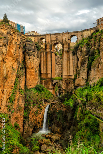 Ronda, Spain. Historic town of Andalusia. Travel and tourism beautiful cities of Spain	