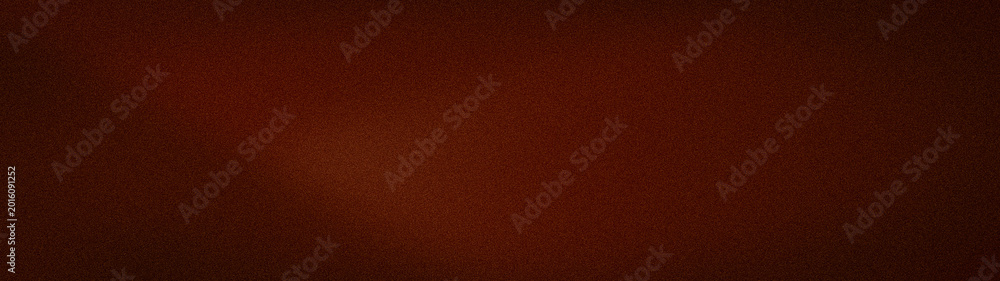 Fototapeta premium Abstract wide grainy background with brown copper and bronze gradient for luxury banner