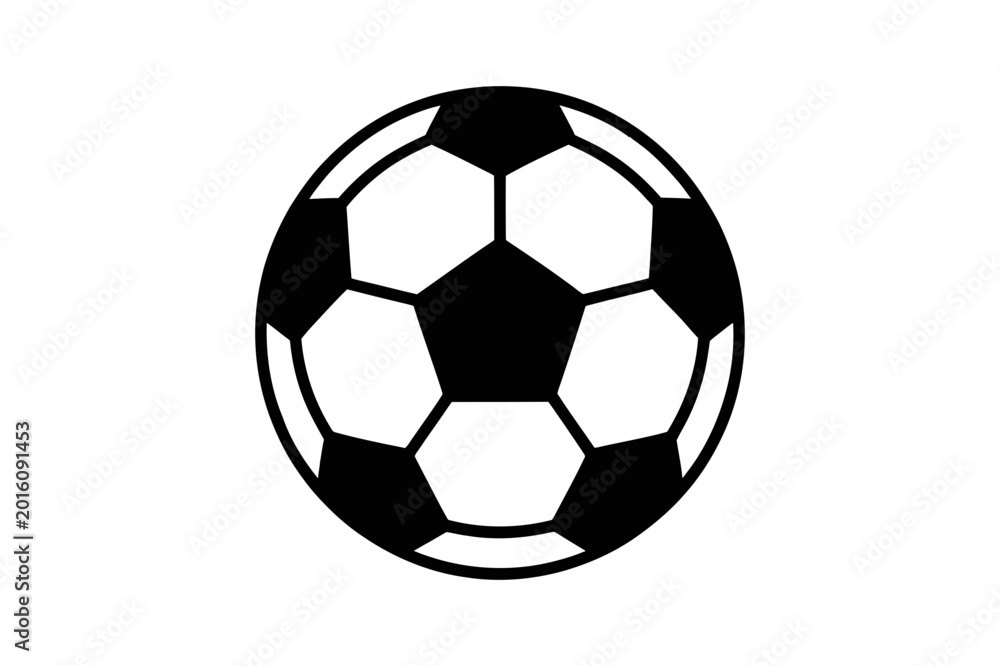 Fototapeta premium Soccer ball icon