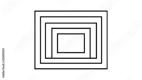 Platform engineering blueprint vector icon representing multi-layered infrastructure design and software architecture development in a clean minimalist line art style for modern tech applications.