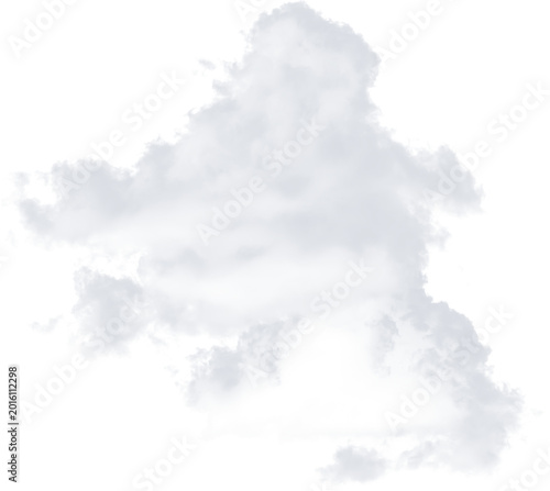 Canvas Print Cloud gray split group into two sections for a balanced and artistic sky composition