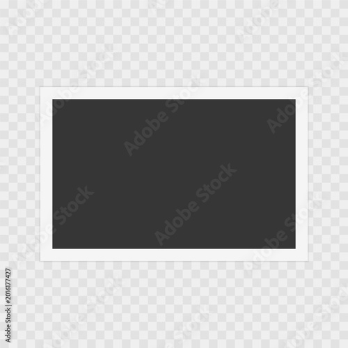 Canvas Print Photo frame. Template, blank, frames for photos. Vector