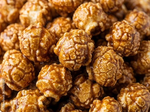 Close-up of caramel popcorn