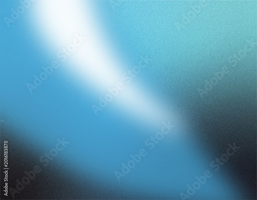 Abstract Blue and White Gradient Background with Grainy Texture and Soft Light Flare image