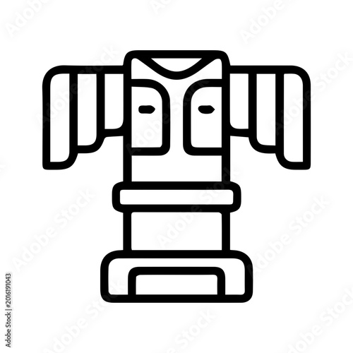 Konstfotografi Totem Pole Icon