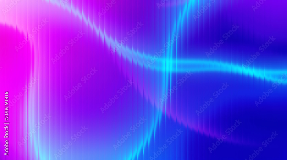 Fototapeta premium Abstract gradient background with blue and pink neon lights, modern design