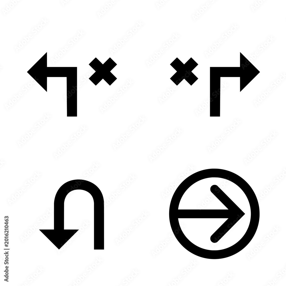 Obraz premium vector set icons of arrow collection