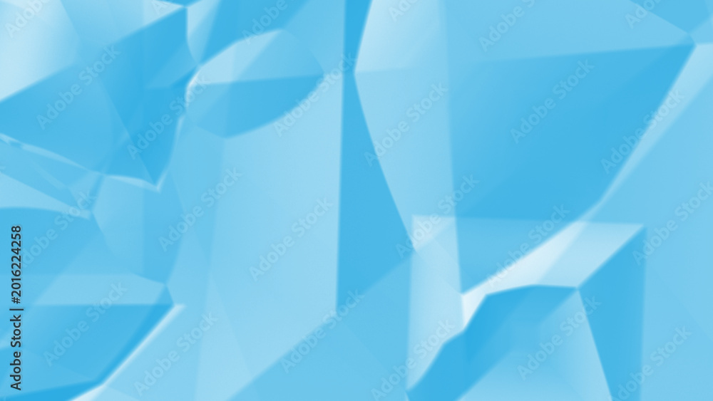 Obraz premium Light Blue Geometric Abstract Background With Dynamic Overlapping Paper Texture Shapes
