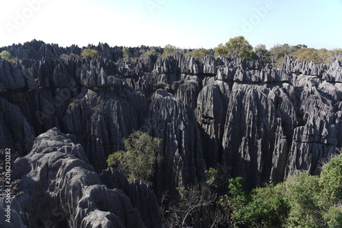 Obraz na plátně view of Tsingy de Bemaraha Strict Nature Reserve