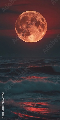 sunset over the sea