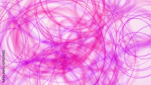 Elegant Magenta Swirling Light Loops Motion Background - 4K Seamless Loop