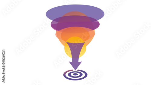 Scalable digital marketing SEO search optimization vector icon and illustration for business web analysis and online visibility in a clean minimalist flat design for professional presentation.