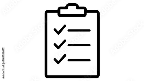 Detailed illustration of a metal clipboard with a validation checklist and green marks representing successful data verification, quality control, and systematic audit procedures for business.
