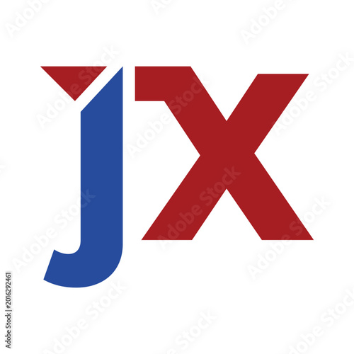 Modern JX Initial Letter Icon