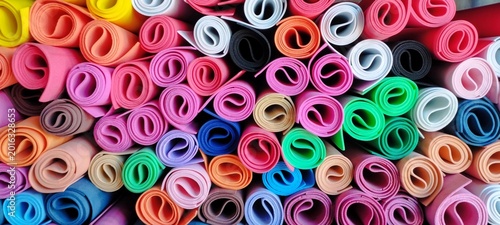Photos EVA polymer (ethylene vinyl acetate) in different colors