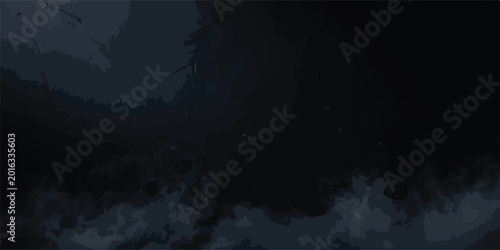 Fotografía Wisps of smoke or fog rising from dark surface with background, abstract