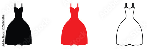 Fotografía Women long  dress icon