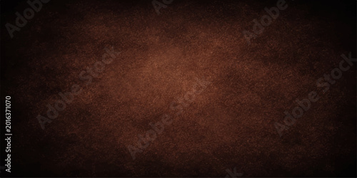 Foto Dark grunge vintage wall texture features an old aged paper pattern with a dark