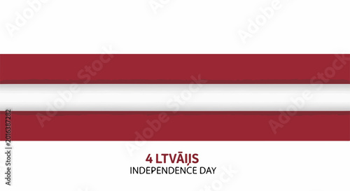 Lithuanian flag design with red and yellow stripes for Independence Day celebration. Vector illustration featuring national colors. Concept for patriotic branding and national holiday graphics. Free Download Lithuanian flag design with red and yellow stripes for Independence Day celebration. Vector illustration featuring national colors. Concept for patriotic branding and national holiday graphics. - GFXLoad