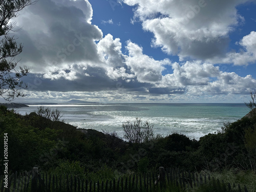 Vue sur l'océan depuis Bidart