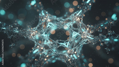 Neural Bio-Network: Luminescent Organic Connectivity Abstract