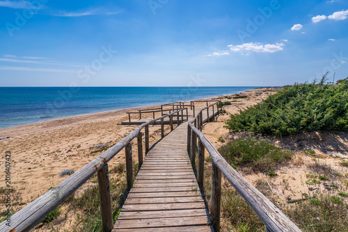 Photos The Spiaggia della Madonnina Beach view in Maruggio Town (near Taranto, Puglia)