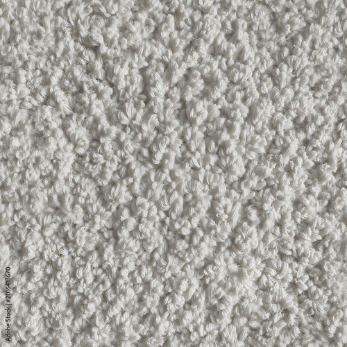 The Seamless Texture Boucle Fabric White