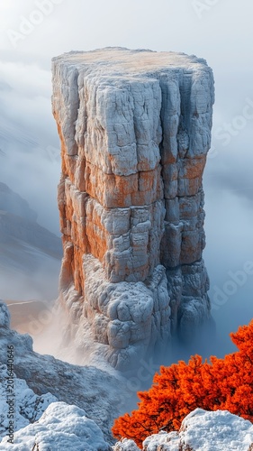 Majestic Outdoors Nature Picturesque Mountains Cliff Scenery