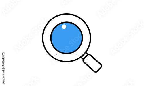 Modern Search Icon Vector for UI UX and Web Applications
