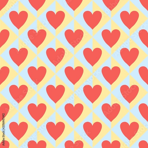 seamless pattern with hearts