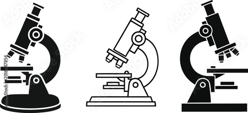 Foto microscopes for science and research purposes in laboratory