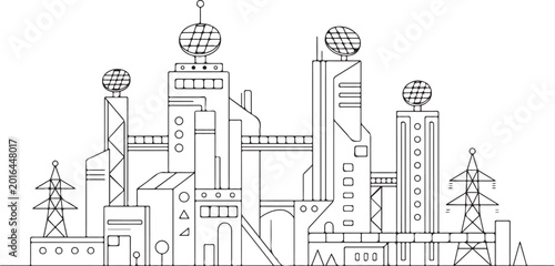 Sustainable Smart City with Solar Panels and Green Energy