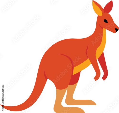 Kangaroo vector illustration 