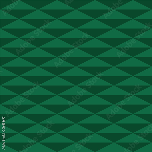 Seamless Pattern. Triangles, Geometric. Scales. Green. Vector