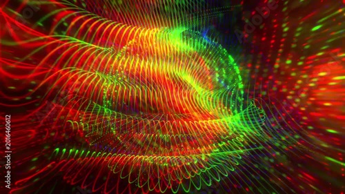 Animated background with Chromatic Aberration