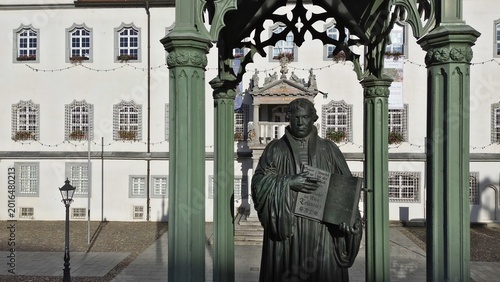 Konstfotografi Wittenberg - Lutherdenkmal auf dem Markt