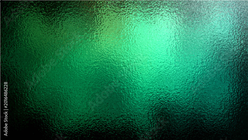 Canvas Print Vector Textured, gradient blend green glass backdrop exudes depth intrigue