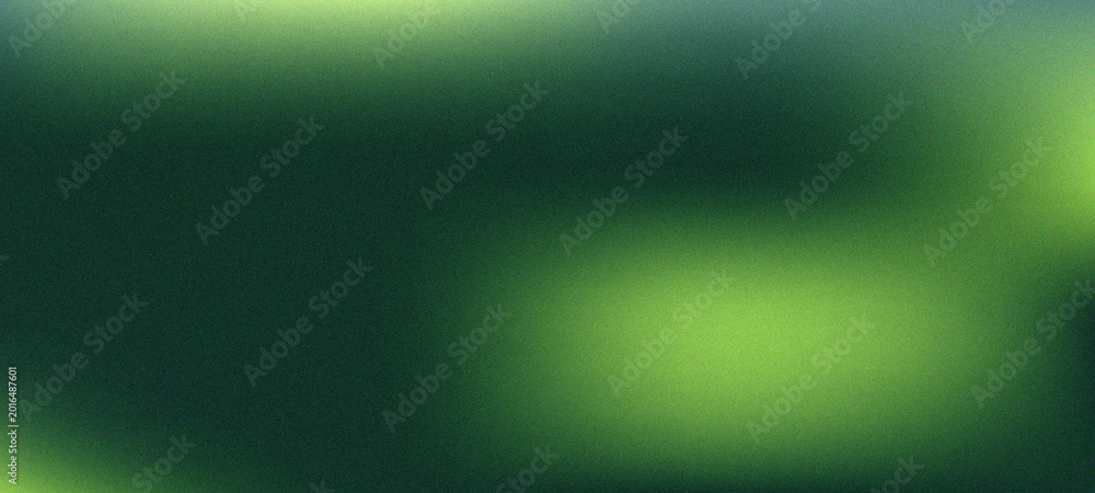 Fototapeta premium Dark Green Abstract Grainy Gradient Background with Soft Light and Lo-fi Film Grain Texture