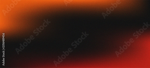 Photos Abstract Orange and Red Grainy Gradient Background with Dark Vignette and Retro