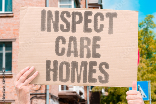 Foto "Inspect Care Homes" Regular unannounced inspections of care facilities expose unreported abuse
