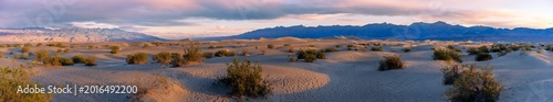 Foto Panorama Of Mesquite Flat Sand Dunes In Death Valley National Park