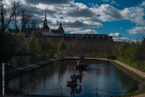 Photographic collection of the monumental fountains and gardens of La Granja de San Ildefonso in Segovia,