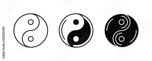 Foto Yin Yang Symbols, Balance Icons, Harmony Graphics, Taoism Concepts, Spiritual De