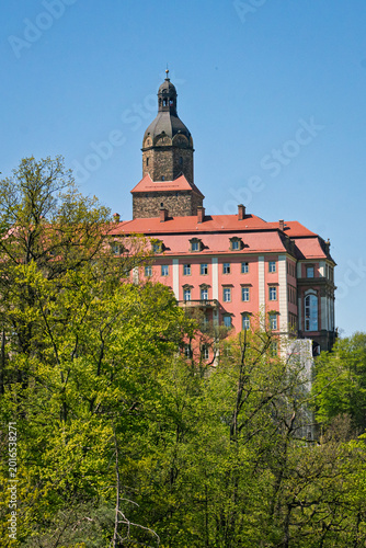 Książ Castle - Wałbrzych Poland. Medieval castle of the Polish Piast dynasty.