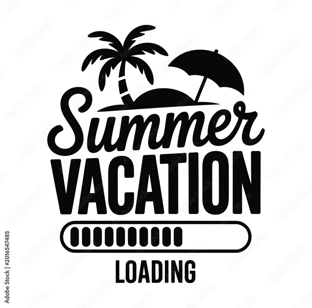 Obraz premium summer vacation t-shirt design vector
