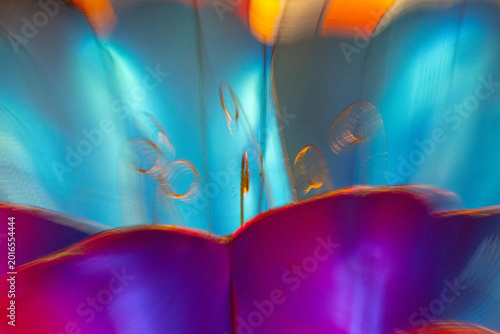 Cuadro en lienzo Abstract unsharp picture in various vivid colours to use as background for your