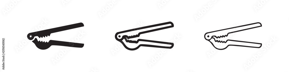 Fototapeta premium Nutcracker Kitchen Tool Icon