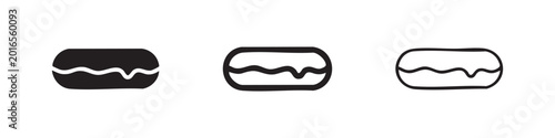 Obraz na płótnie Macaron Pastry or Cookie Icon