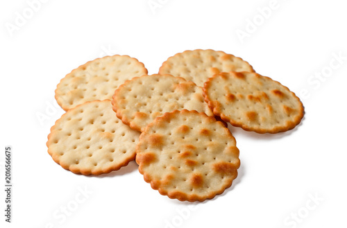 Crispy Golden Round Cracker...